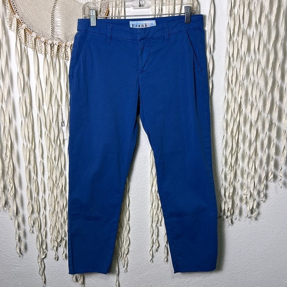Frank & Eileen Bright Blue Wicklow Trouser Size 4 - Picture 1 of 12